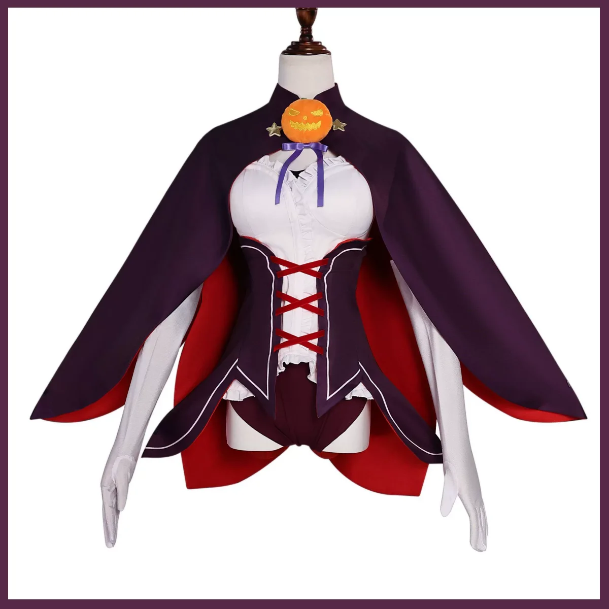 أنيمي إعادة: الحياة في عالم مختلف من صفر ريم تأثيري حلي فستان الهالوين قبعة شعر مستعار امرأة لطيف عيد الميلاد كرنفال البدلة