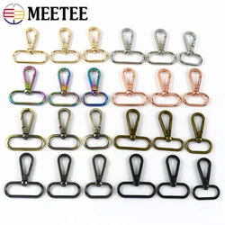 10/20Pcs 13/16/20/25/32/38mm Swivel Lobster Buckle Metal Spring Clip Hook Snap Luggage Bag Strap Webbing Buckles DIY Accessories