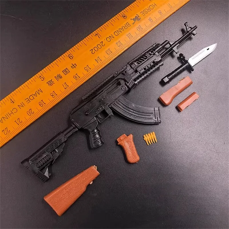 

1/6 Soldier US Military PMC AK47 Assembly Weapon Plastic Toy High Quality Model Fit 12'' Action Figure In Stock Collection