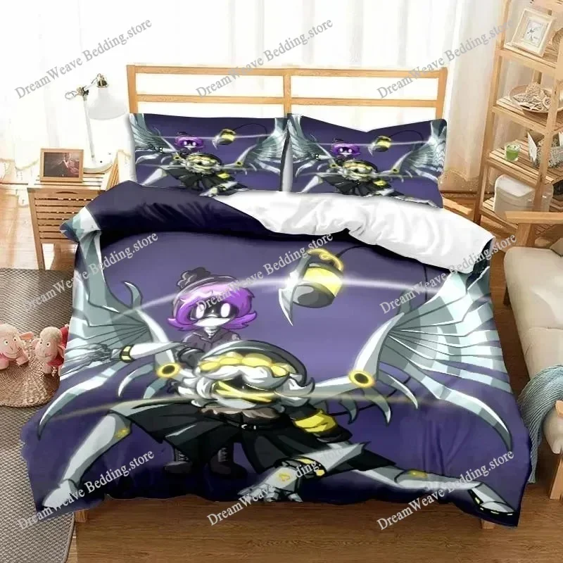 3D Cute Cartoon Anime M-Murder D-Drones Bedding Set Boys Girls Twin Queen Size Duvet Cover Pillowcase Bed Kids Adult Gift963