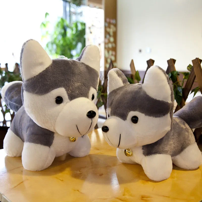 20cm Kawaii Husky Dog Plush Toys Soft Stuffed Cartoon Cute Animals Doll Lovely Dog Plush Doll Pillow Birthday Gift for Girls