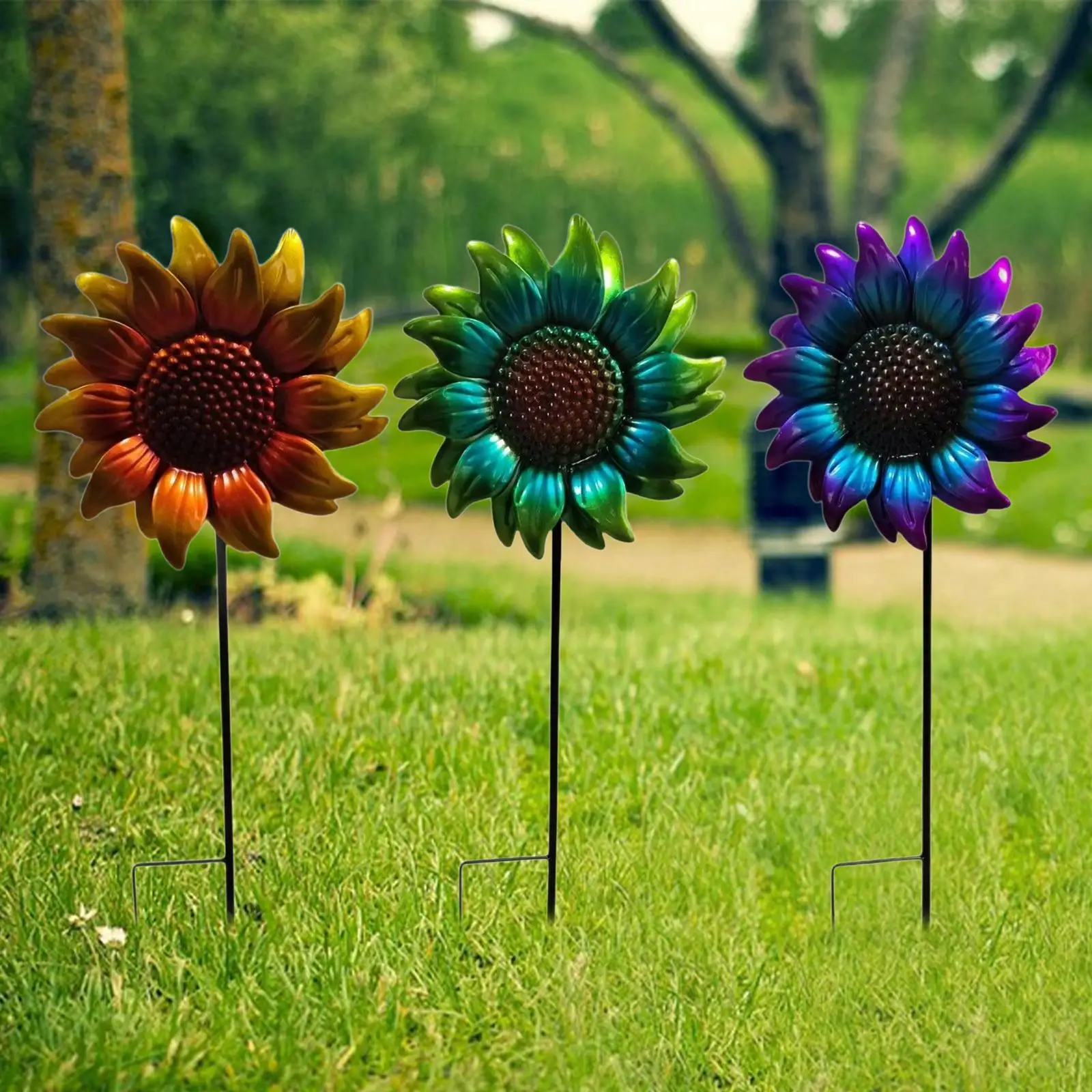 

Garden Stake Spring Decor Reusable Easy Maintenance Sturdy Garden Decor for