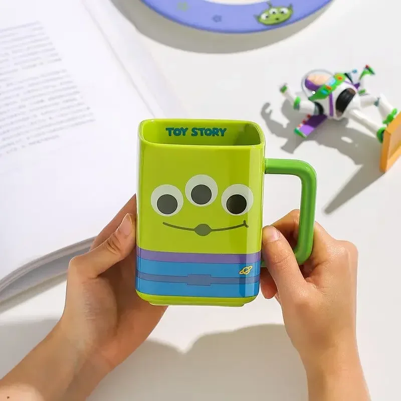 Disney Toy Story Buzz Lightyear Alien Woody Jessie Cute Creative Cartoon Pattern New custom Fashion Ceramic Water Cup