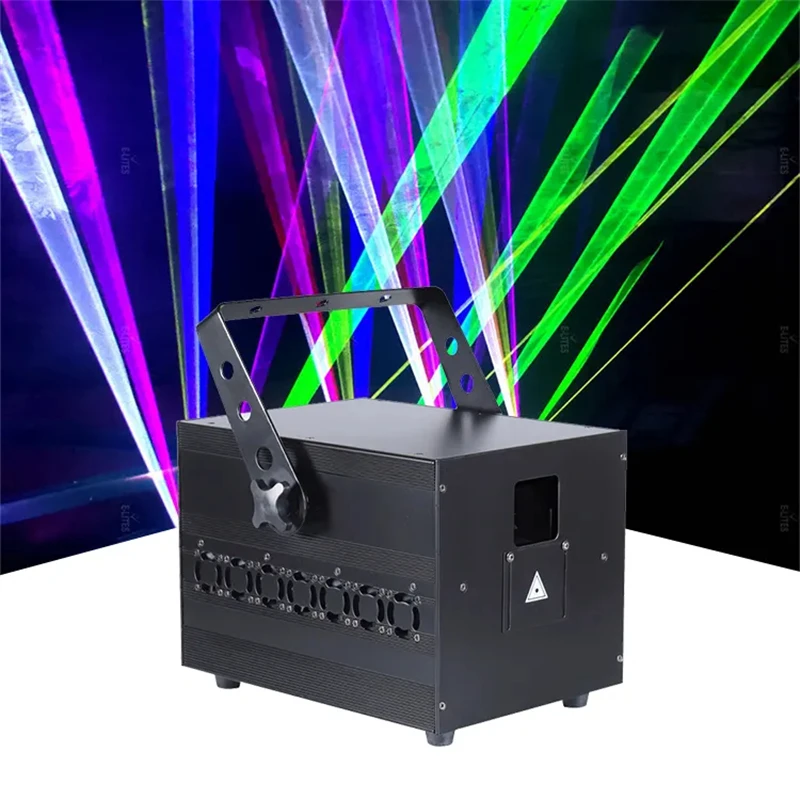 

Professional audio 5W 10w 15w RGB dmx animation Laser light 3d stage effect laser light projector