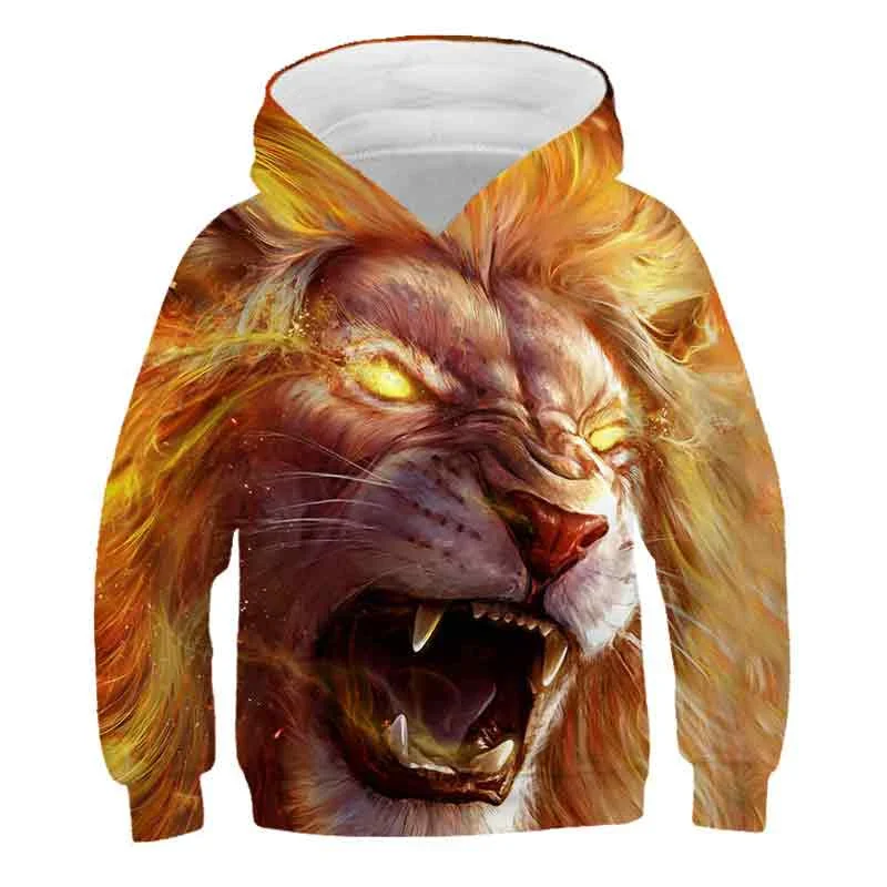 

Spring Autumn 3D Boy Kids Lion King Simba Hoodies Children Lion King Sweatshirts Hooodies Cartoon Simba Graphic Costume Outwear