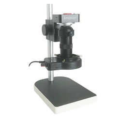 1080P 60FPS 51MP HD HDMI Electronic USB Digital Video Microscope Camera con 130X Focus Zoom Lens 56 Led Lights Phone Watch PCB