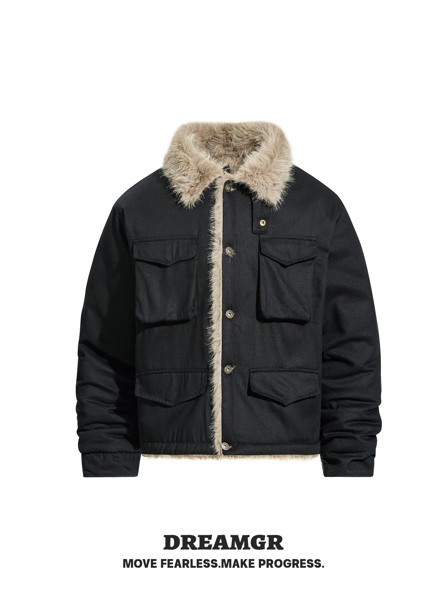 

Утепленная камуфляжная куртка-спецовка из хлопка с меховым воротником Mountain Eagle для мужчин и женщин, зимняя теплая верхняя одежда Cleanfit