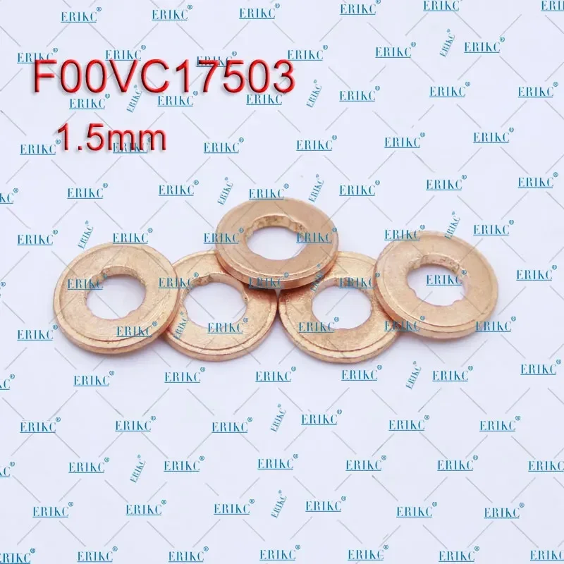 4PCS F00VC17502 Injector Nozzle Copper Washer F00VC17503 F00VC17504 F00VC17505 Diesel Sprayer Gasket F00VC17506 for Bosch Shim