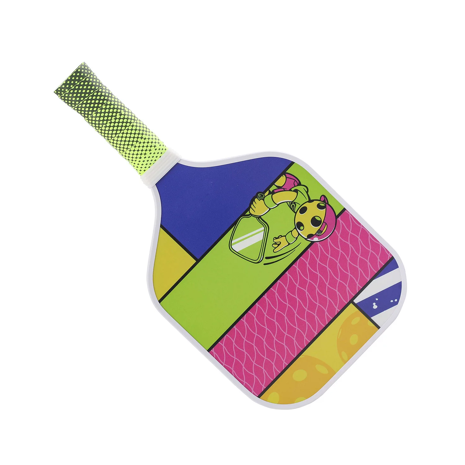 Fiberglass Pickleball Racket for Kids, Iniciante Fonte Pai-Filho Starter, Venda Quente de Fábrica, Alta Qualidade, Novo, 2024