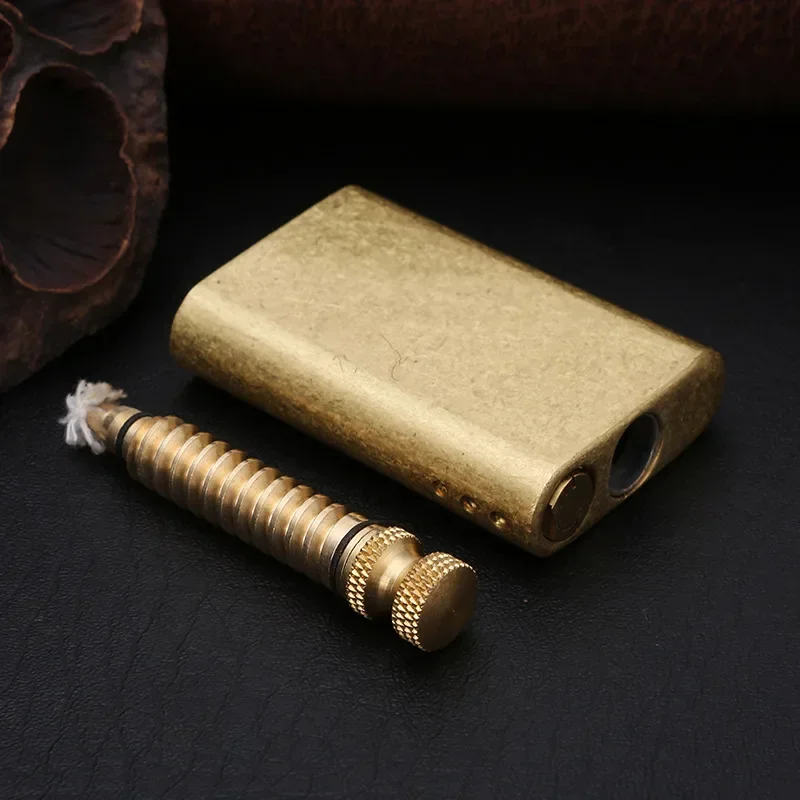 Zorro Pure Copper Match Retro Kerosene Lighter Pulling Ignition Men\'s Cigarette Accessories as a Texture Gift for Friends