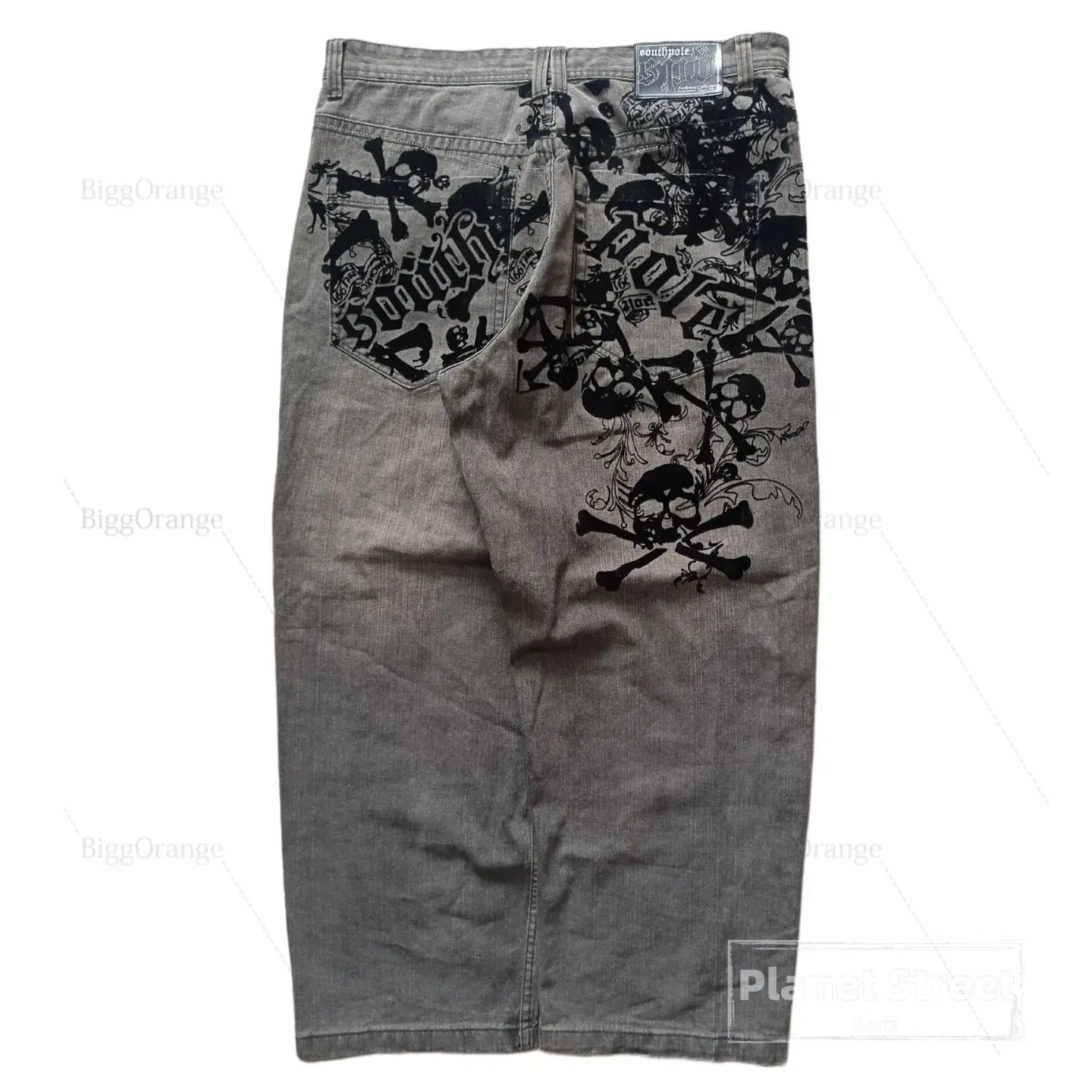 JNCO-pantalones vaqueros holgados Vintage para hombre y mujer, Jeans con patrón bordado, ropa de calle informal de Hip Hop, Harajuku, pierna ancha, alta calidad, Y2K