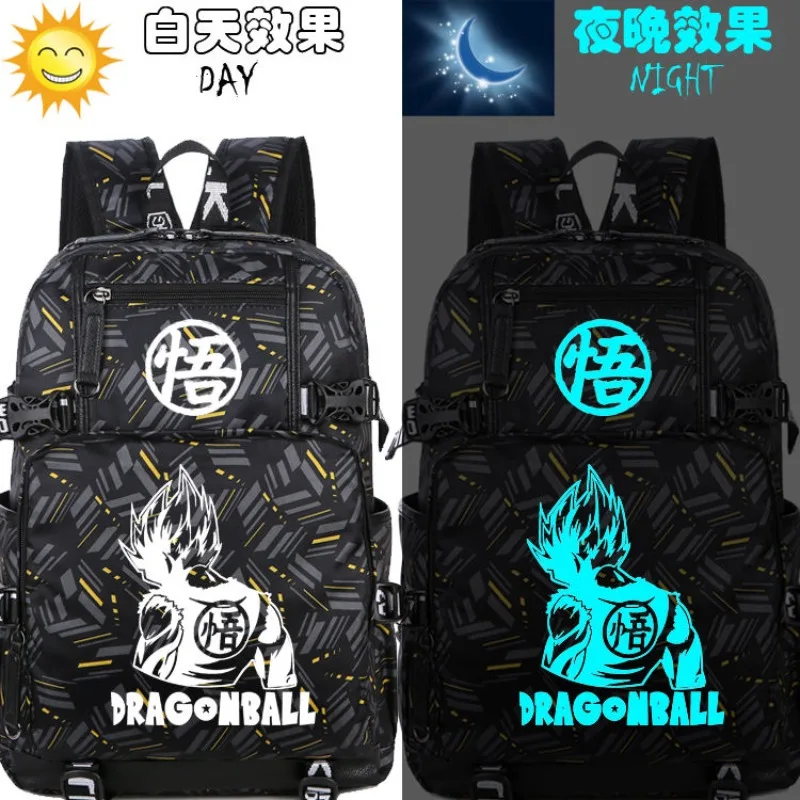 

Seven Dragon Ball Luminous Schoolbag Animation Surrounding Monkey King Male and Female Junior High School Students Backpack