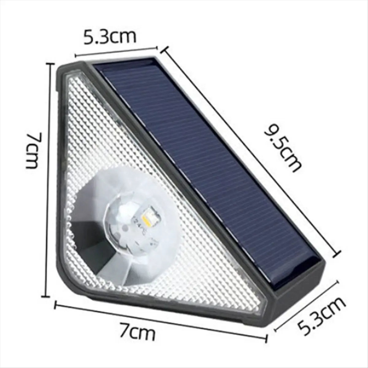 

4 упаковки солнечных ступенчатых светильников для наружного применения, солнечных лестничных светильников для ступеней, лестниц, патио, двора, террасы, стены