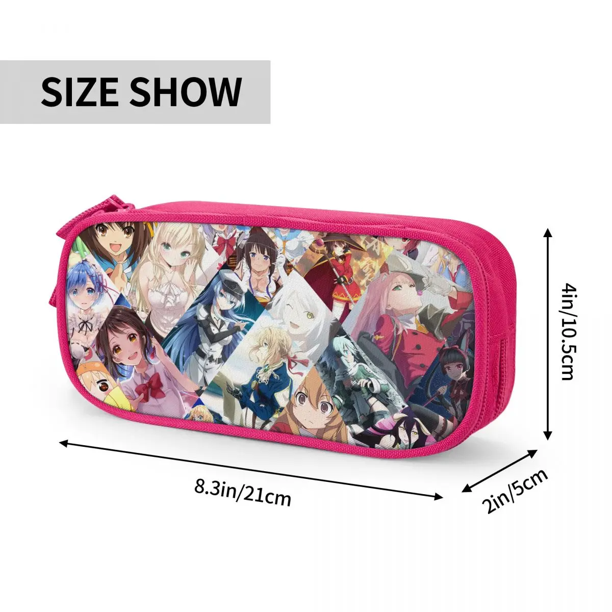 Веселый чехол Darling In The Franxx Sweet Girl Пенал Zero Two Miku Ichigo Ikuno Пеналы Держатель для ручек Детские сумки Студенческие канцелярские принадлежности