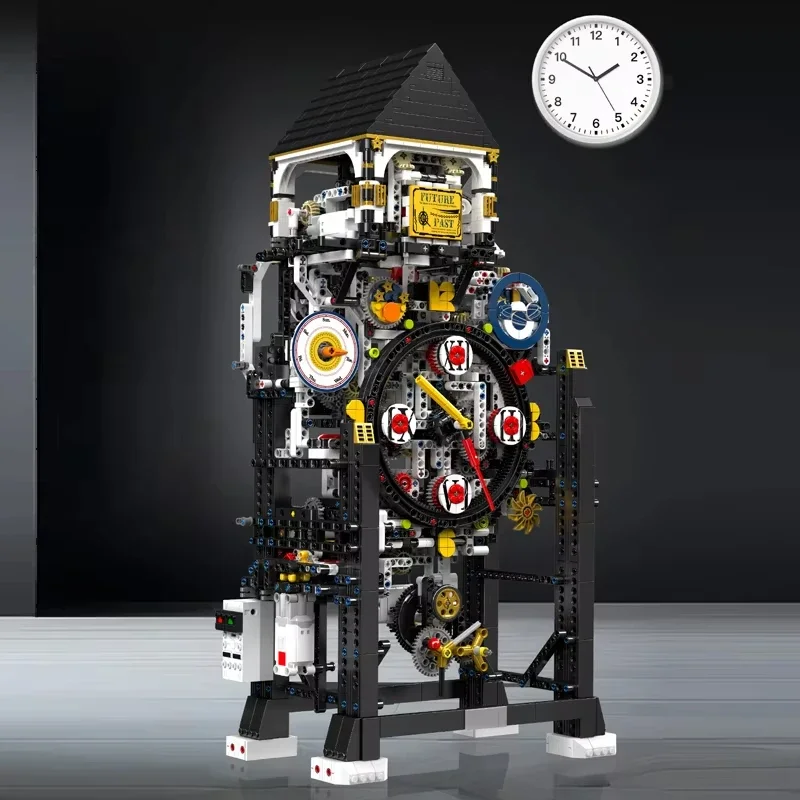 Juguetes de bloques de construcción para niños, juguetes técnicos, reloj Cyberpunk motorizado, conjunto de ladrillos creativos, regalos de Navidad DIY, 3181 Uds.