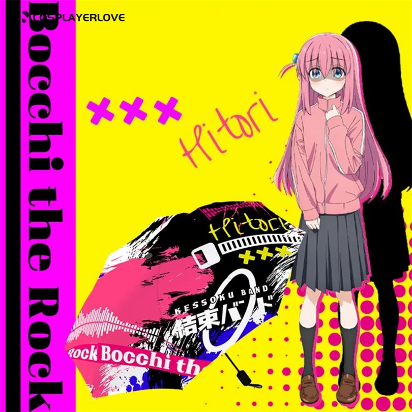 

Anime Bocchi the rock Hitori Gotou Ryou Yamada umbrella Anime Manga Peripherals Cosplay PROP UV Parasol gifts