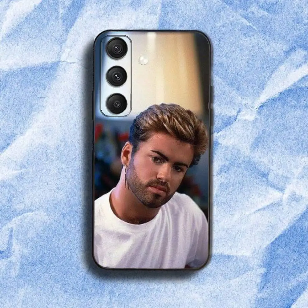 G-George M-Michael Phone Case For Samsung S 25,24,23,22,30,21,10,9,Ultra,Plus,Lite,FE,4,5G Black Soft Case