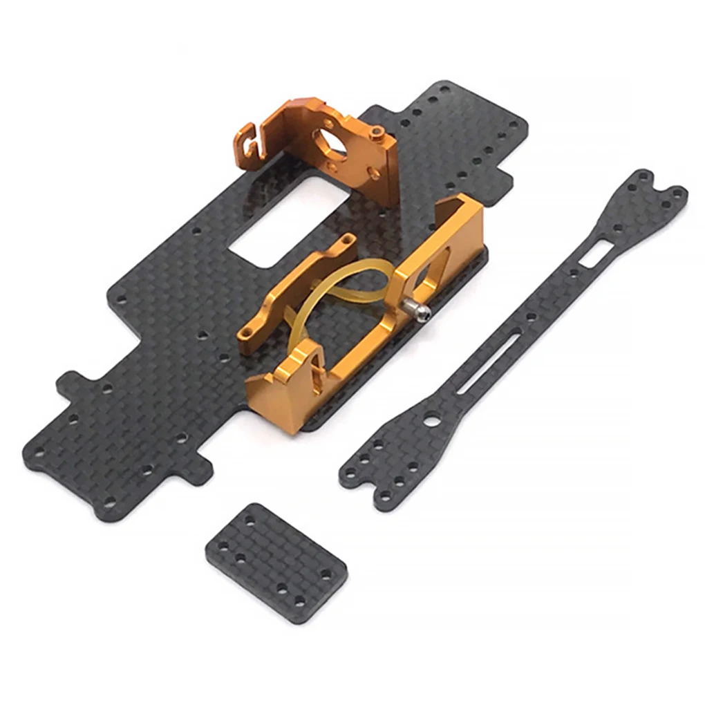 1/28 RC Car Carbon Fiber Base Plate Second Floor Board Battery Holder Set Replacement for 284131 K969 K979 K989 K999