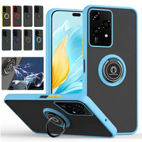 Armor Matte Case For Honor 200 Lite Cover For Honor 200 Pro Smart Ring Magnetic Holder Stand Shockproof Coque Fundas