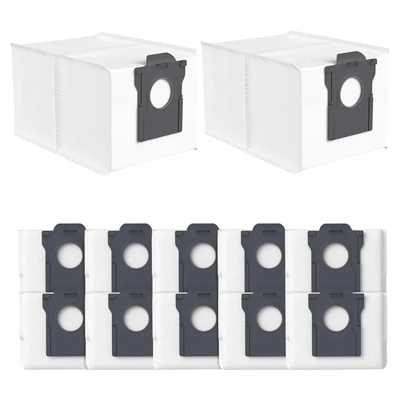Paquete de BAAN-12 bolsas de polvo para Robot aspirador Dreame X30 Ultra / X40 Ultra / L10s Pro Ultra, gran capacidad de 3 L