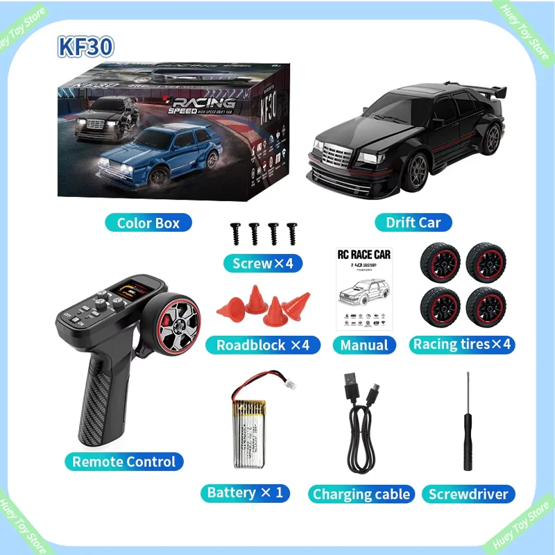 

2025 Kf30 1/43 Mini Rc Drift Car - Gyro Stabilized High Speed Racing Toy, Desktop Remote Control Model For Boys Gift