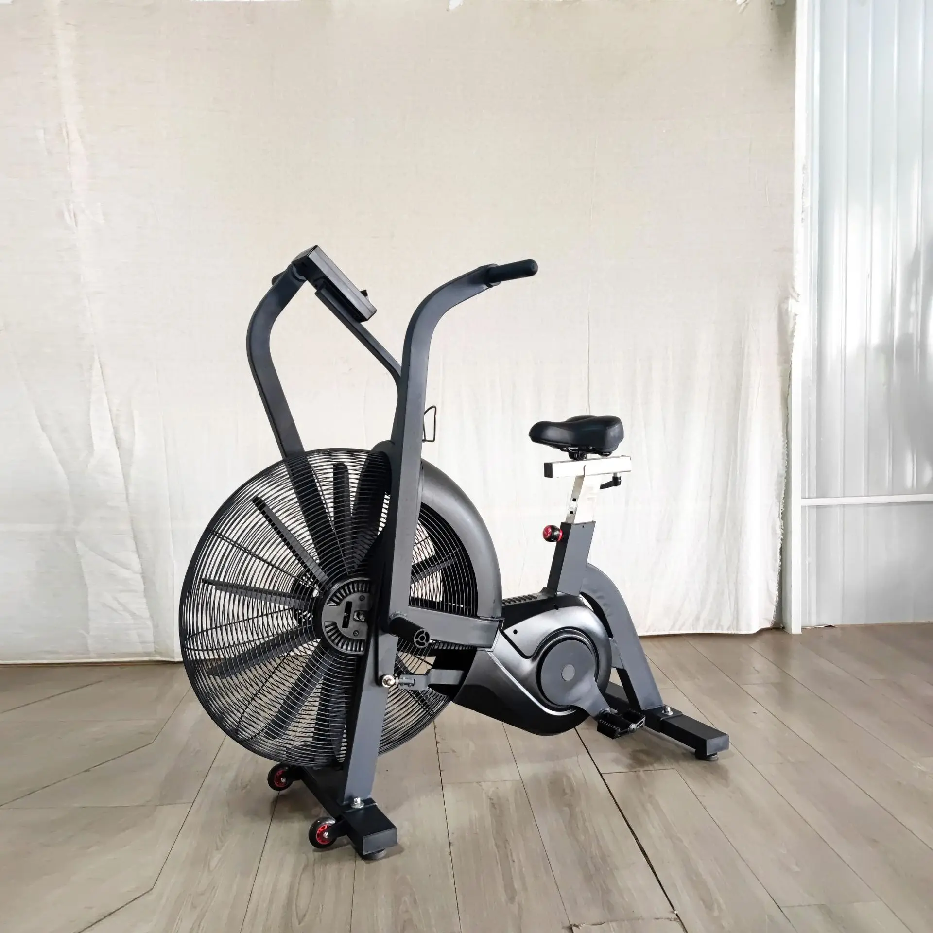 Air Bike, Fan Bike for Home Gym, Magnetic Resistance Exercise Bike Cardio Fitness Equipment, Indoor Cycling Machine