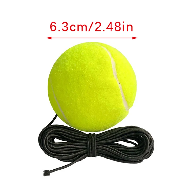 Tennis Base Rope Training Equipment, High Bounce durável Tennis Sparring equipamentos, Self-Endurance Rebounder, 1 2 5Pcs