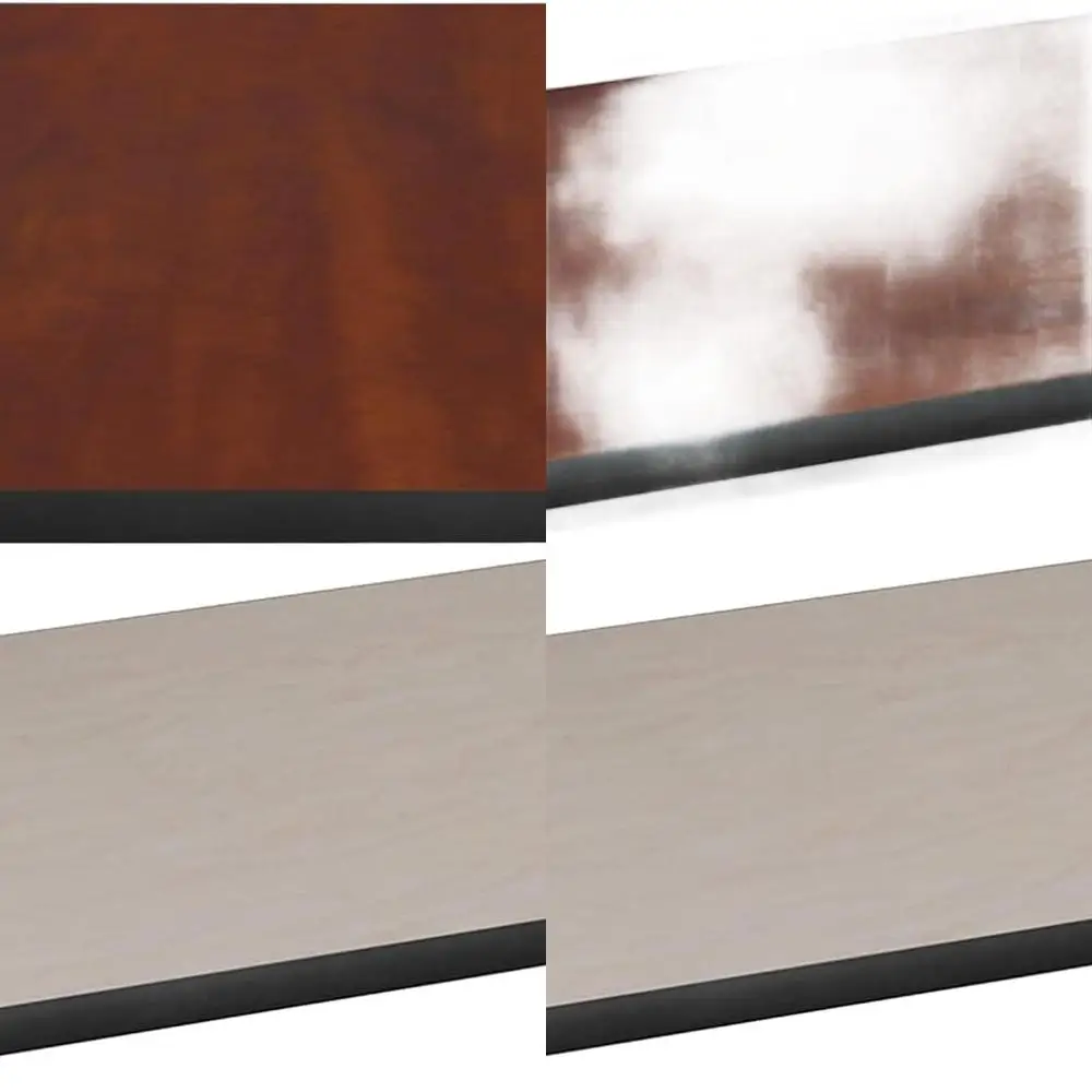 

Cherry and Maple Rectangular School Desk, 18W x 26L