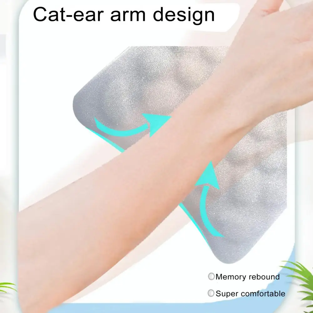 Ergonomiczna podkładka pod mysz Podkładka pod mysz na nadgarstek Ergonomiczna podkładka pod mysz z pianki Memory z nadgarstkiem do łagodzenia stresu Komfortowe noszenie w biurze