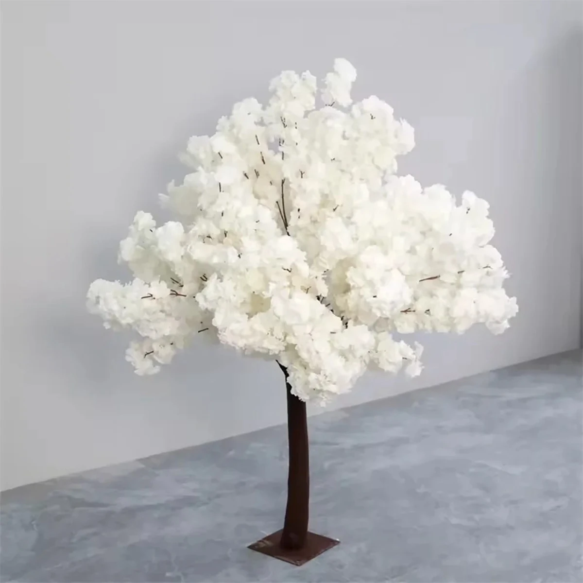 

wholesale table centerpiece floral arrangement sakura fake flower tree faux silk cherry blossom tree for wedding decoration