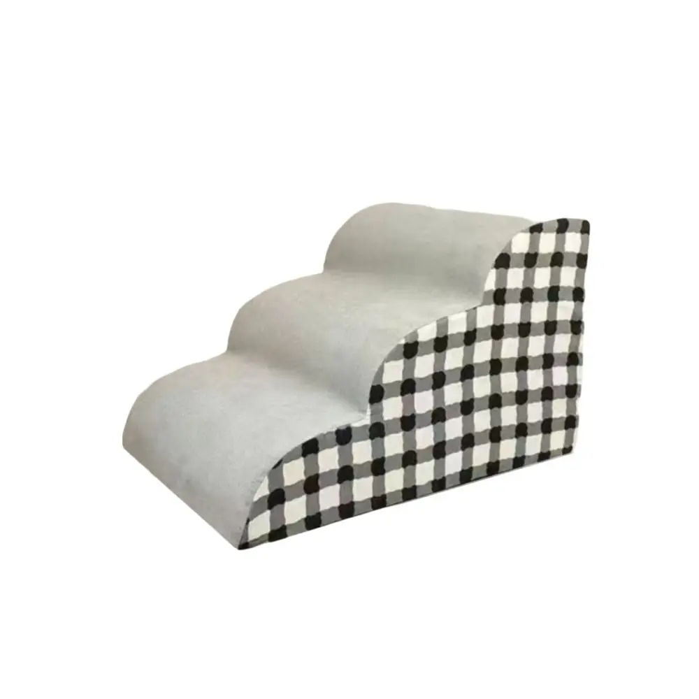 جديد 1-3 خطوات منحدر سلامة الحيوانات الأليفة المضادة للانزلاق قابل للغسل الكلب الدرج رغوة الذاكرة انتعاش انفصال الكلب المنحدر سلم أريكة