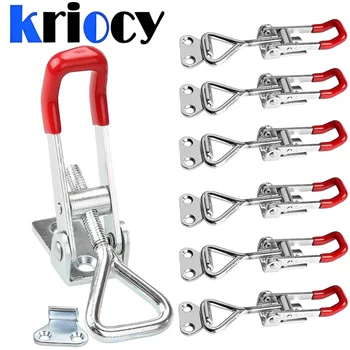 1/2/3/4pcs Adjustable Toolbox Case Metal Toggle Latch Catch Clasp Quick Release Clamp Anti-Slip Push Pull Toggle Clamp Tools