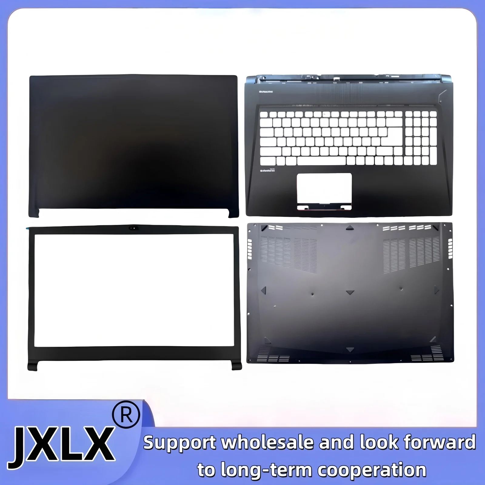 

JXLX® New For MSI GS73 GS73VR MS-17B1 MS-17B5 Laptop LCD back cover/LCD Front Bezel/Upper Case Palmrest Cover /Bottom Base Cover