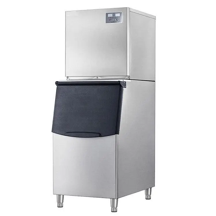 310kg/24hr Custom Used Automatic Commercial Big Fridge Machine 310Kg clear Ice Making Square Cube Ice Maker