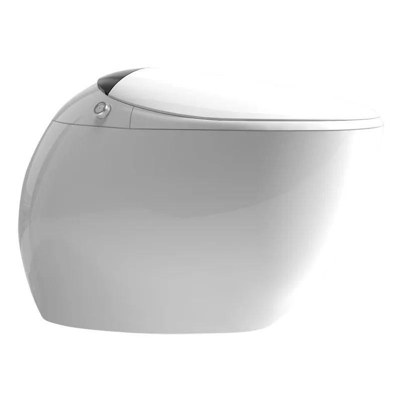 

Умный туалет в форме яйца, встроенный бытовой автоматический индукционный флип-смыв с резервуаром для воды, пенопластовый экран, умный туалет
