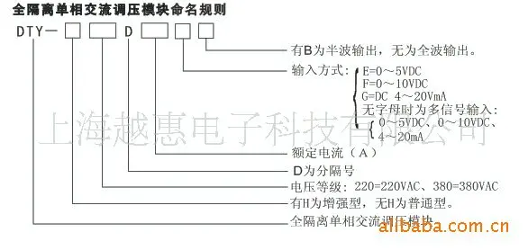 Fully Isolated Single-phase AC Voltage Regulation Module DTY-H380D55