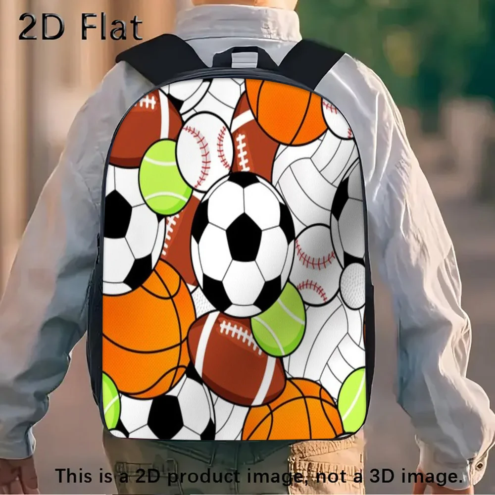 

Fall Christmas Halloween 1 Football Laptop Bag with Backpack, Stylishly Designed Large Capacity Boys School Bag