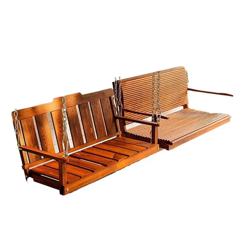 Internet celebrity bed and breakfast garden camping outdoor swing chair outdoor double rocking chair rural small yard