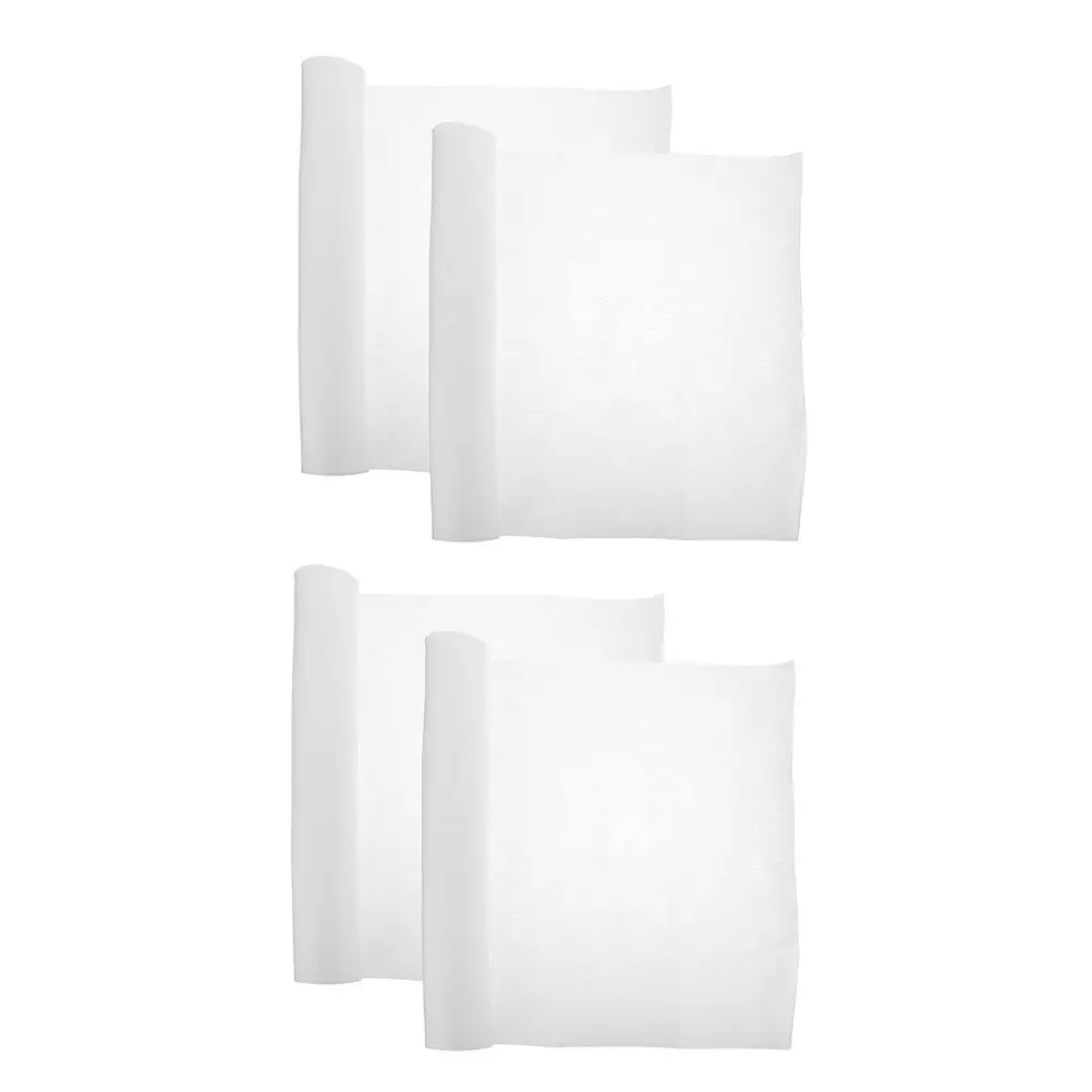 4 Rolls Range Hood Oil Filtration Paper Kitchen Ventilator Oilproof Paper Long-Lasting Greaseproof Filter Membrane Replacement