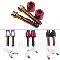 Extension Adapter Radial mounting Brake Caliper Bracket Spacers Gaskets Bolts 220mm Disc Extension For Rpm Adelin Yamaha Dio