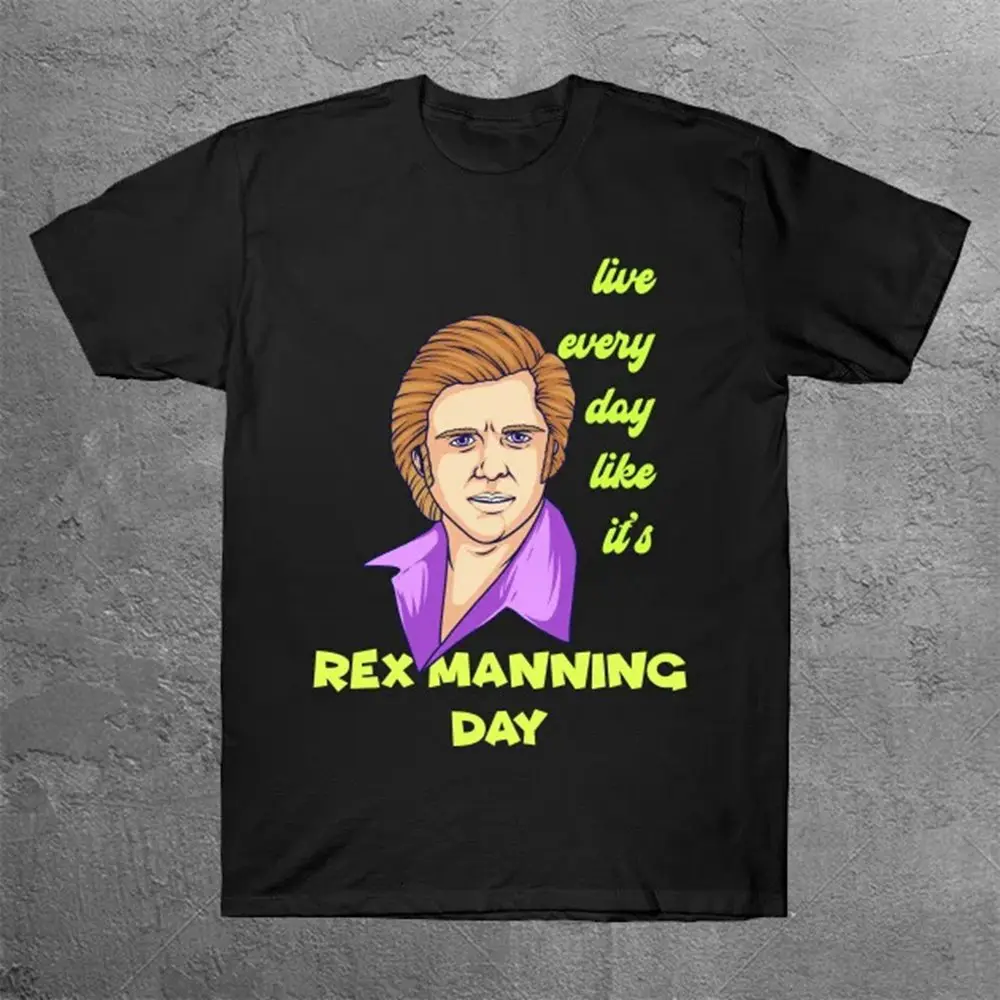 

Rex Manning Day T-Shirt Men Summer Oversized Tshirt