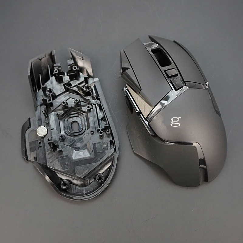 1PCS Original Mouse Shell for Logitech G502 HERO Free Mouse Skates RGB Top Bottom Case Cover Housing Replacement Parts