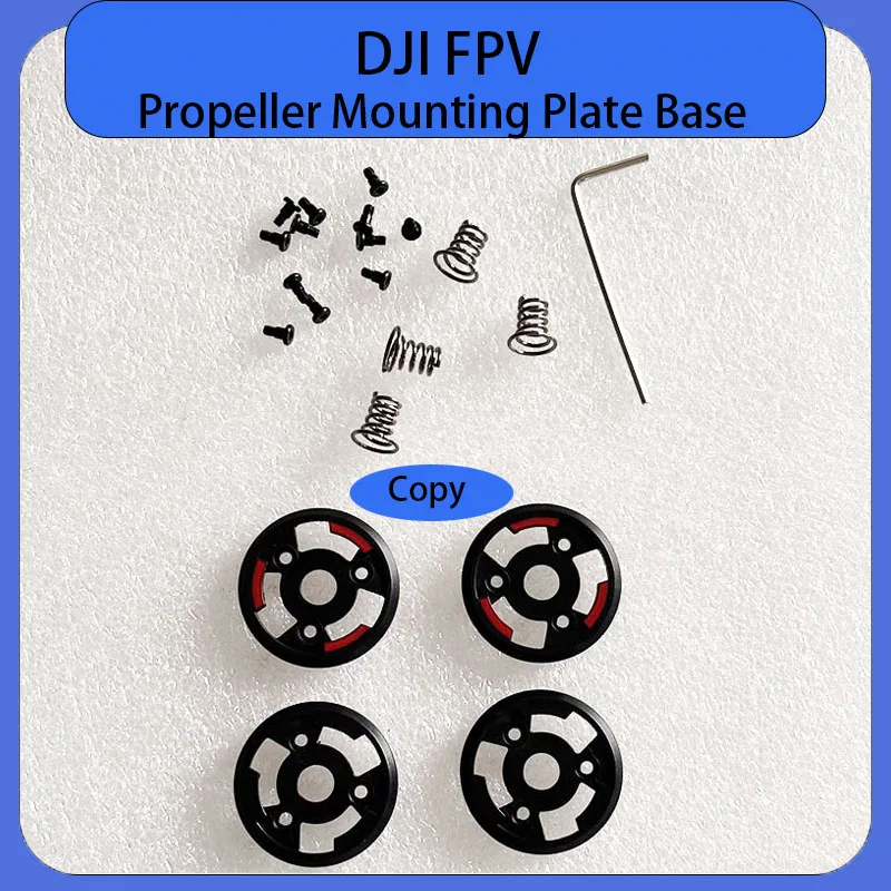 

Propeller Mounting Plate Base For DJI FPV Arm Motor Propeller Base with Spring and Screws CW,CCW Blade Base Drone Repair Parts