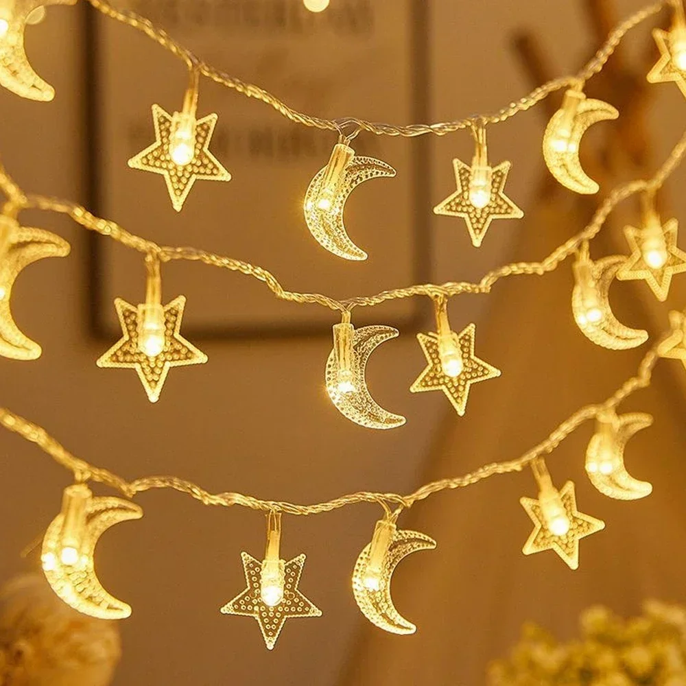 قطعة واحدة من مصابيح الجنية على شكل نجمة وكرة فقاعات 3 أمتار - مثالية للغرفة وأعياد الميلاد والحفلات وديكور الزفاف والهدايا