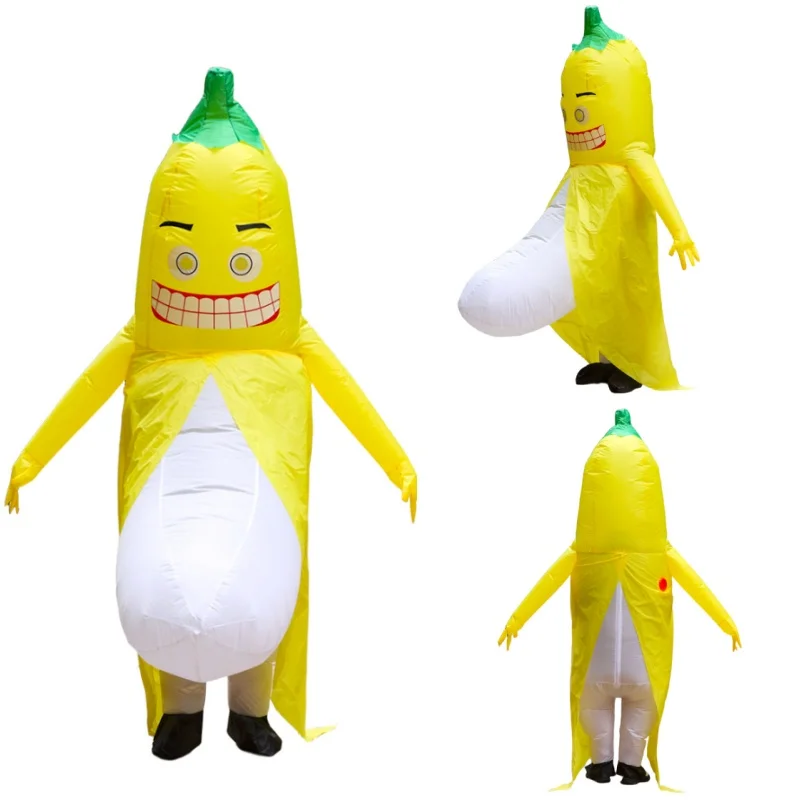 

Banana Inflatable Clothing Adult Funny Prop Clothing Company Evening Party Warm up Mascot Doll Clothing Equipment