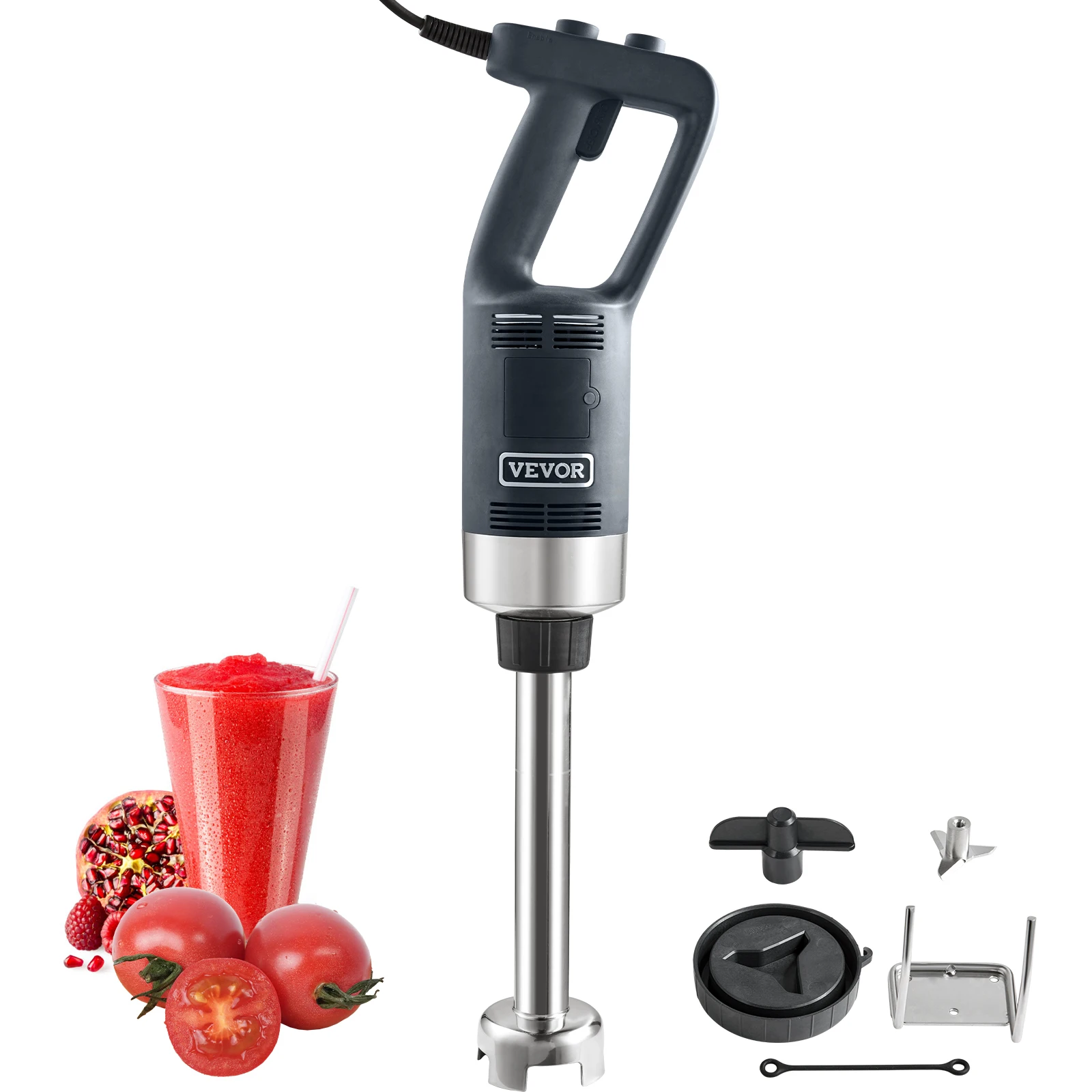 VEVOR Commercial Immersion Blender 500W/ 750W Variable Speed Portable Mixer with 304 Stainless Steel Blade for Soup Baby Food