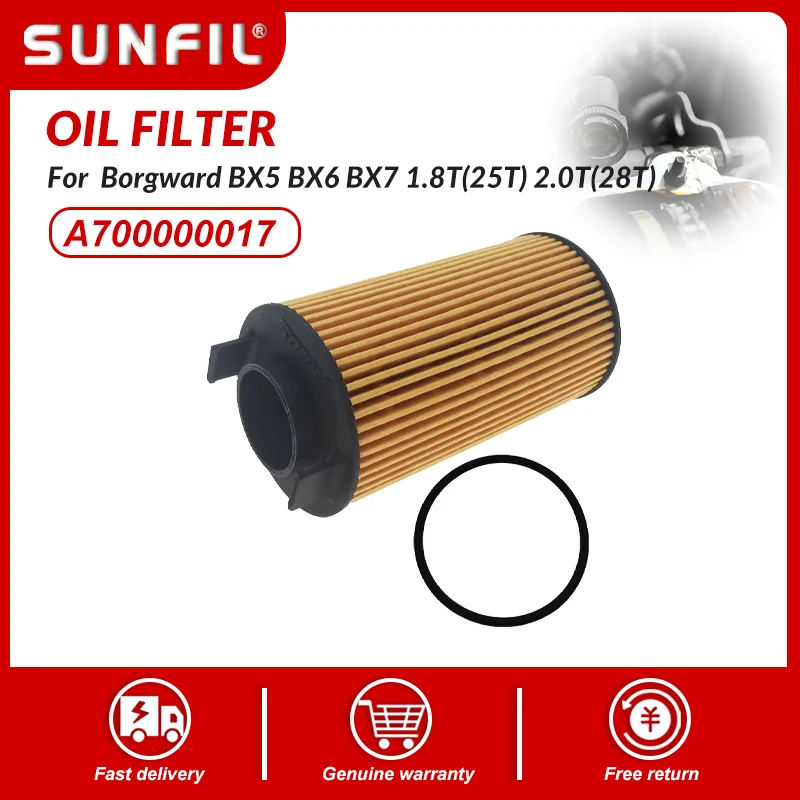 

Car Oil Filter For Borgward BX5 BX6 BX7 1.8T(25T) 2.0T(28T) FOR Foton Savana TOANO TUNLAND E7 F8 9 A700000017
