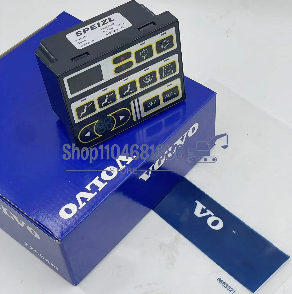 

14697658 14530573 14590052 Air Conditioner Control Panel for Volvo EC140BLC EC160BLC EC180BLC EC210BLC Excavator Digger Parts