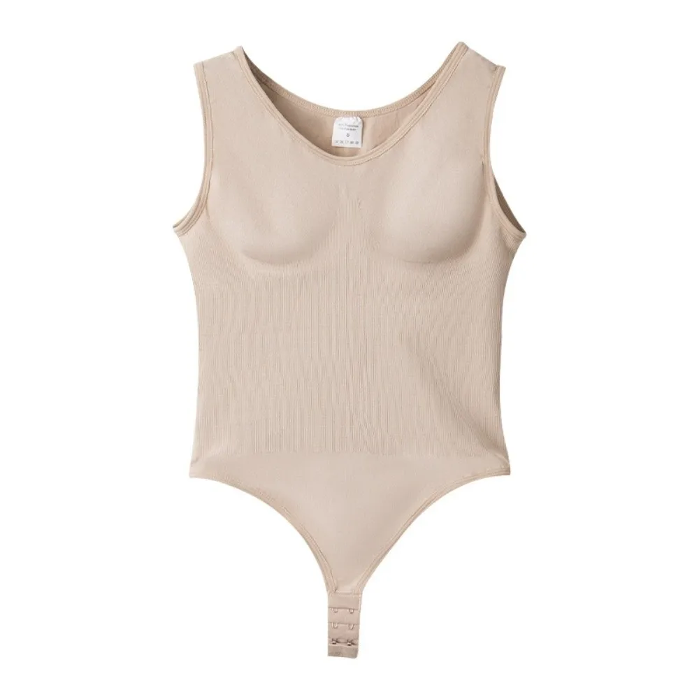 Slimmer Body Shaper Women Bodysuit Shapewear Thin Sleeveless Body Shaper Corset Thong Leotard Seamless Compression Jumpsuit