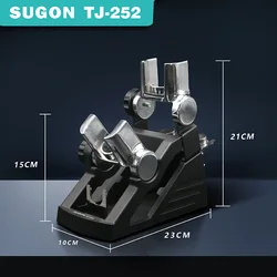 New TJ-252 Soldering Iron Handle Holder Hot Air Gun Dual Stand Rework Station Bracket Sleepseat For SUGON 8620 Repair tool